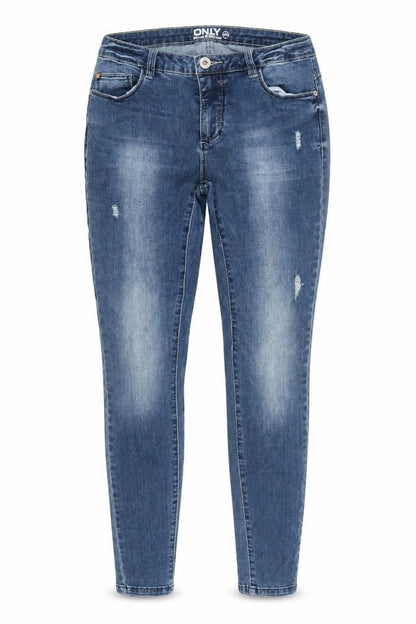 Womens UK Size 12 Only Slim Fit Skinny Blue Jeans