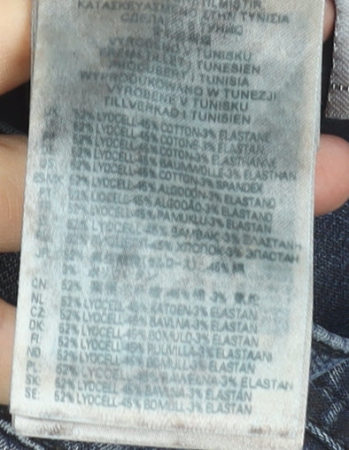 Diesel D-Strukt Jogg Slim Blue Men's Jeans W32 Straight Fit Cotton Blend