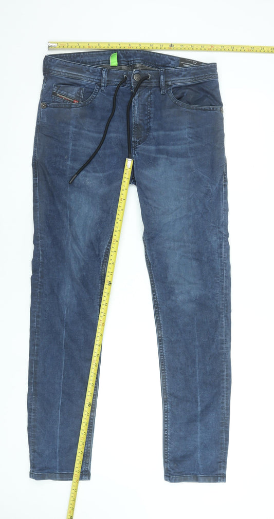 Diesel Thommer Jogg Slim Blue Men's Jeans W32 Straight Fit Denim