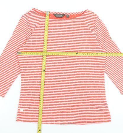 Womens UK Size 10 Regatta Red Basic T-Shirt