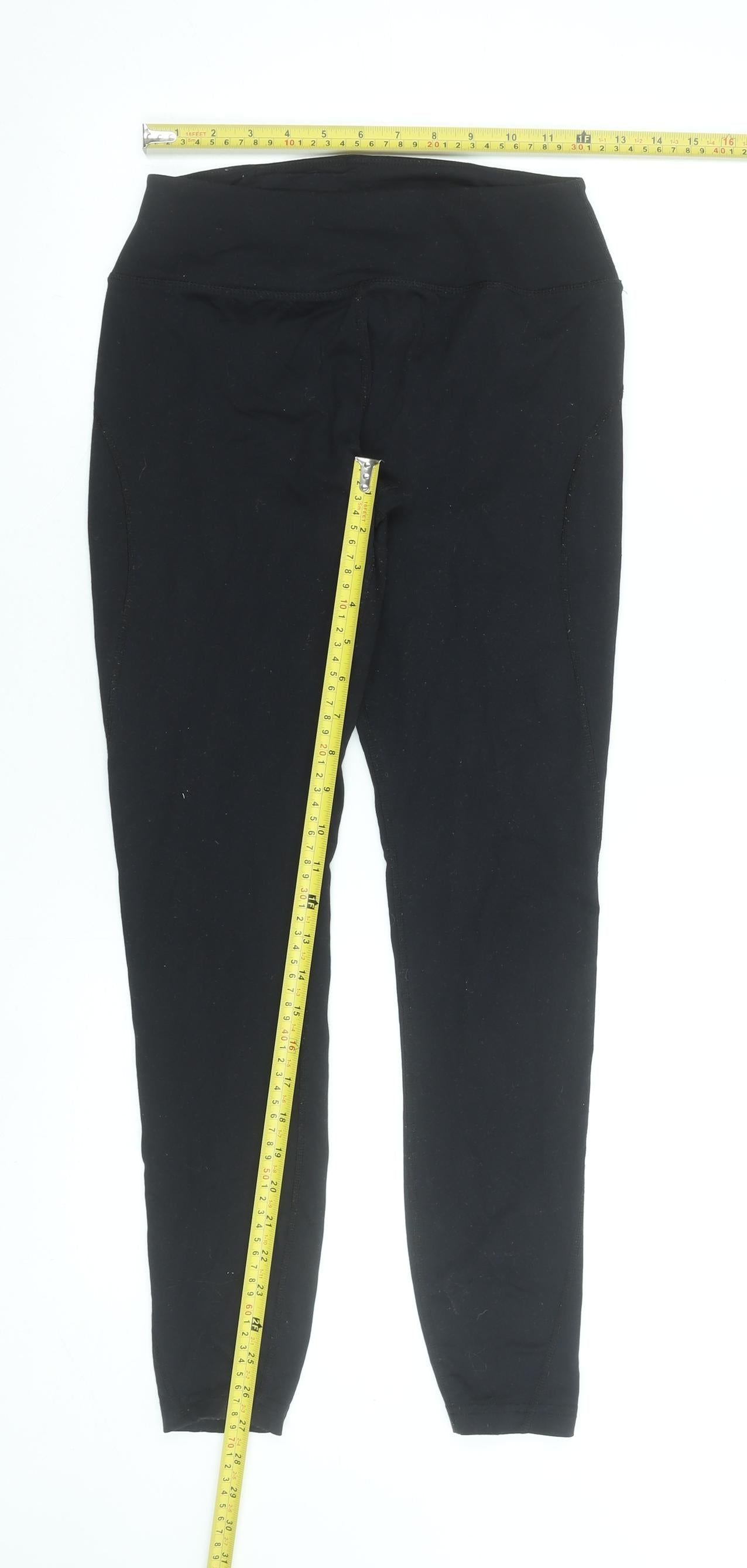 Womens UK Size M MP Slim Fit Leggings Black Leggings