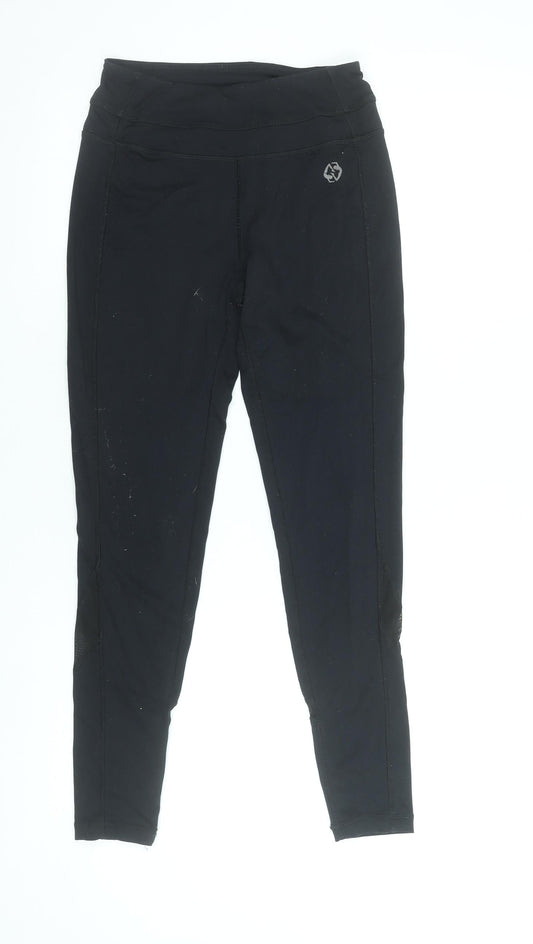 Womens UK Size 8 Perfection by Body Logic Slim Fit Ankle Black Leggings