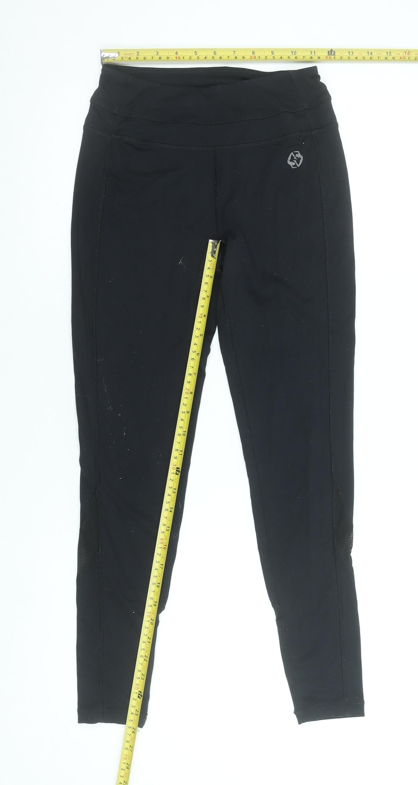 Womens UK Size 8 Perfection by Body Logic Slim Fit Ankle Black Leggings