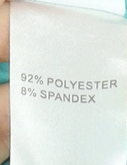 Oh Polly Women Blue Size 4 Bodycon Short Dress