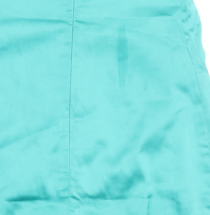 Oh Polly Women Blue Size 4 Bodycon Short Dress