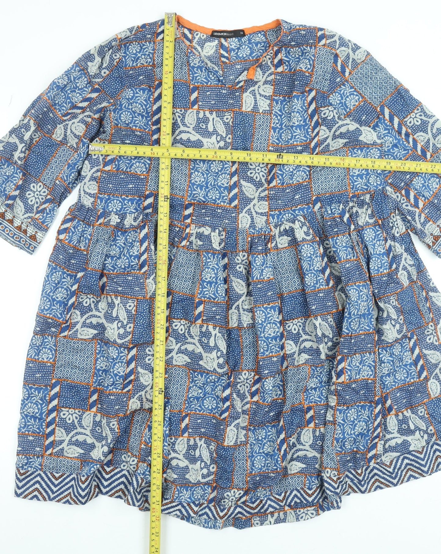 Womens UK Size 14 Generation Basic A-Line Dress