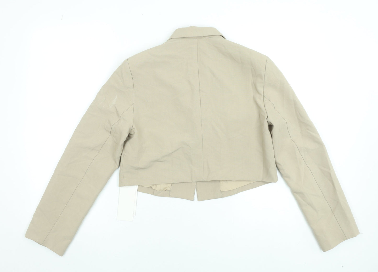 Womens UK Size M Dazy Beige Basic Jacket