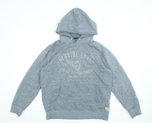 Mens UK Size L JACK & JONES Grey Pullover Hoodie