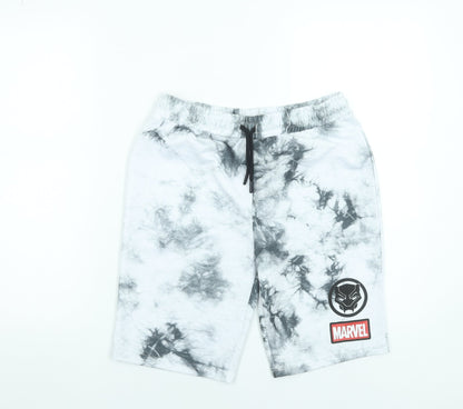 Marvel Boys Grey Tie Dye Black Panther Sweat Shorts 14-15 Years