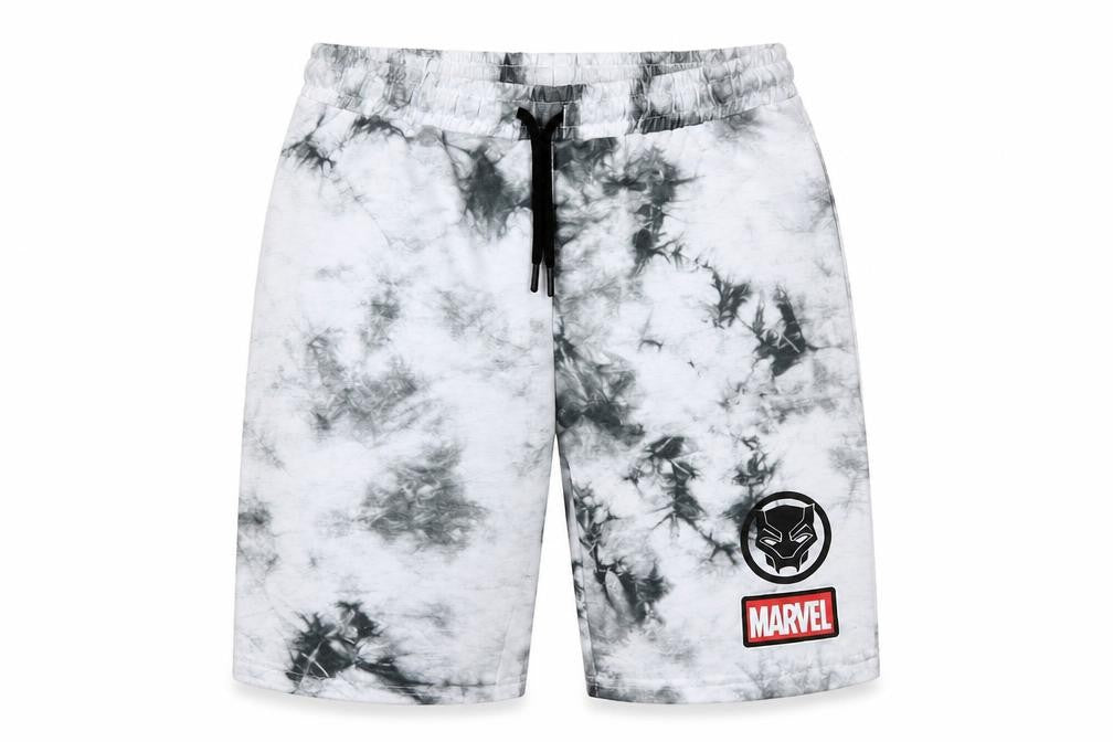 Marvel Boys Grey Tie Dye Black Panther Sweat Shorts 14-15 Years
