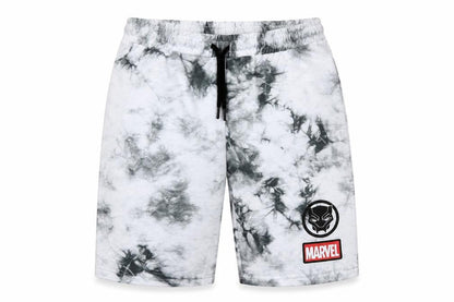 Marvel Boys Grey Tie Dye Black Panther Sweat Shorts 14-15 Years