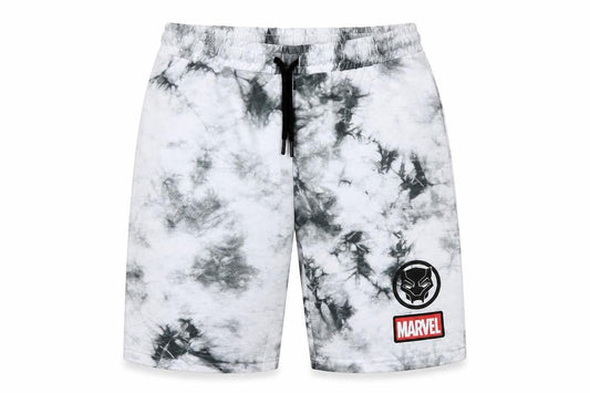 Marvel Boys Grey Tie Dye Black Panther Sweat Shorts 14-15 Years