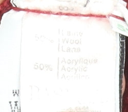 Lacoste Men Red 3XL Wool Blend Crew Neck Pullover Jumper