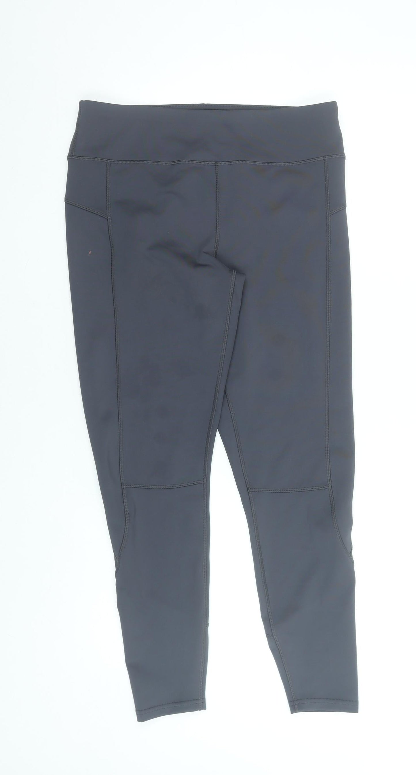 Womens UK Size 12 St Bernard for Dunnes Stores Slim Fit Capri Black Leggings