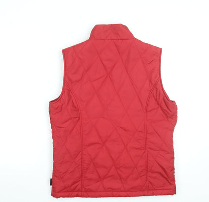 Womens UK Size 12 Trafficsport Red Quilted Coat