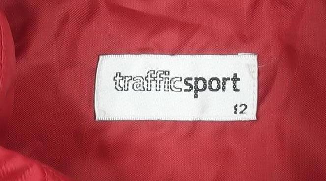 Womens UK Size 12 Trafficsport Red Quilted Coat