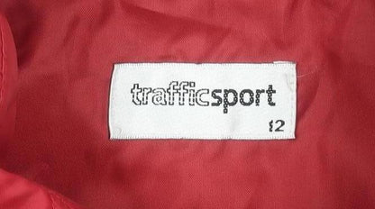 Womens UK Size 12 Trafficsport Red Quilted Coat