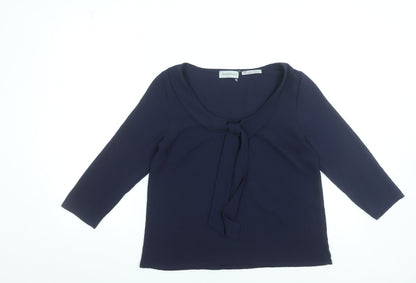 Womens UK Size S Alfred & Sisters Blue Basic Blouse