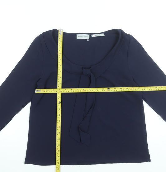 Womens UK Size S Alfred & Sisters Blue Basic Blouse