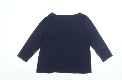 Womens UK Size S Alfred & Sisters Blue Basic Blouse