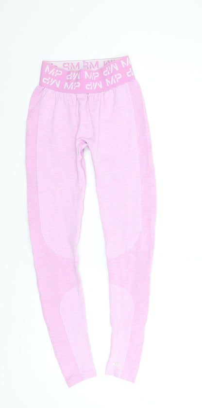 Womens UK Size S MP Slim Fit Leggings Pink Leggings