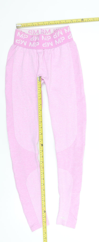 Womens UK Size S MP Slim Fit Leggings Pink Leggings