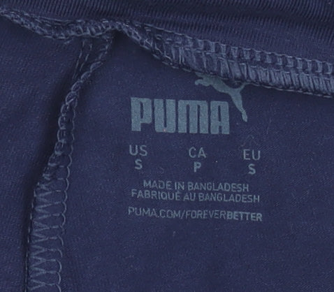 Womens UK Size S PUMA Slim Fit Leggings Blue Leggings