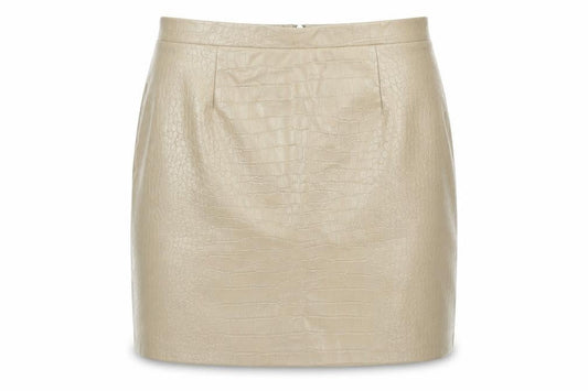 Womens UK Size 12 River Island Straight & Pencil Faux Leather Skirt