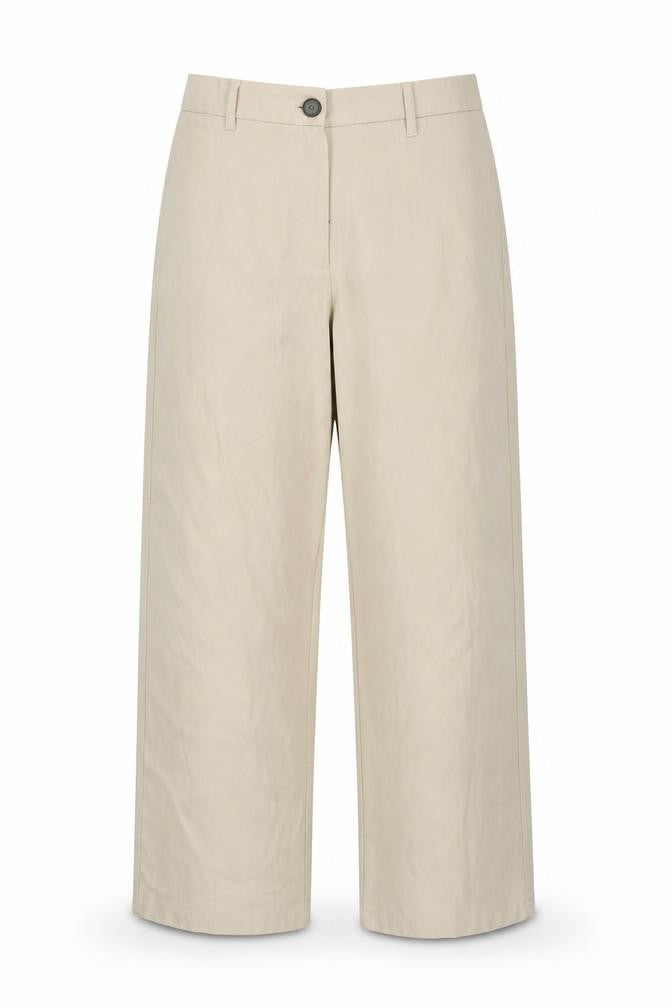 Womens UK Size 12 Bershka Regular Fit Casual Business Travel Beige Trousers
