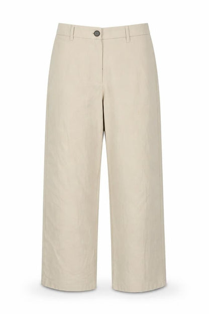 Womens UK Size 12 Bershka Regular Fit Casual Business Travel Beige Trousers