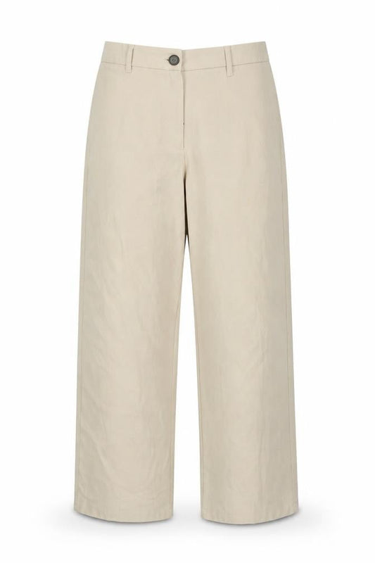 Womens UK Size 12 Bershka Regular Fit Casual Business Travel Beige Trousers