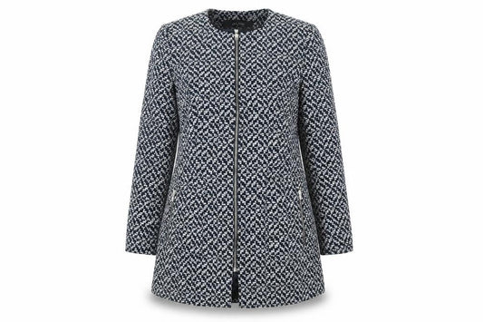 Womens UK Size 16 Zara Blue Overcoat