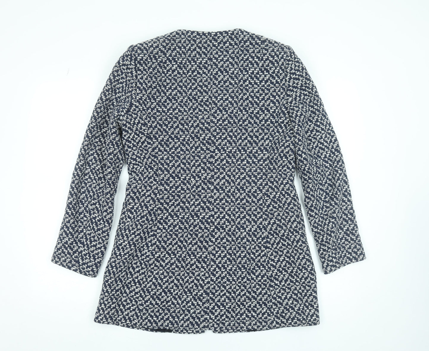 Womens UK Size 16 Zara Blue Overcoat
