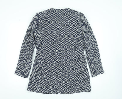 Womens UK Size 16 Zara Blue Overcoat