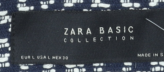 Womens UK Size 16 Zara Blue Overcoat