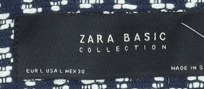 Womens UK Size 16 Zara Blue Overcoat