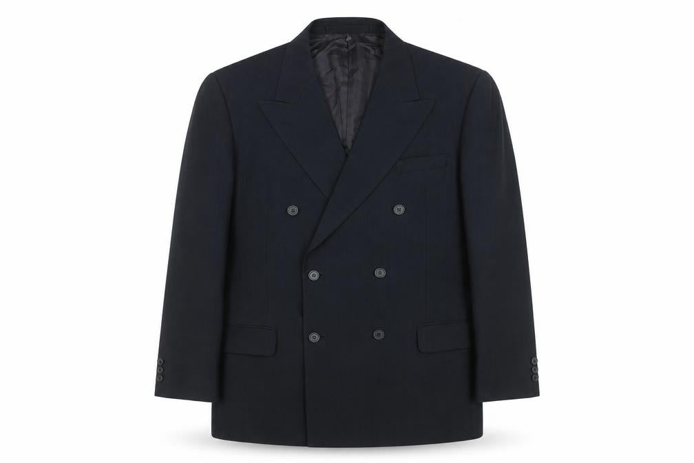 Mens UK Size 44L Marks and Spencer Regular Blue Suit Jacket