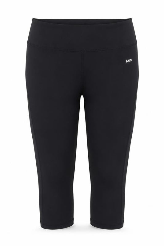 Womens UK Size L MP Slim Fit Capri Black Leggings
