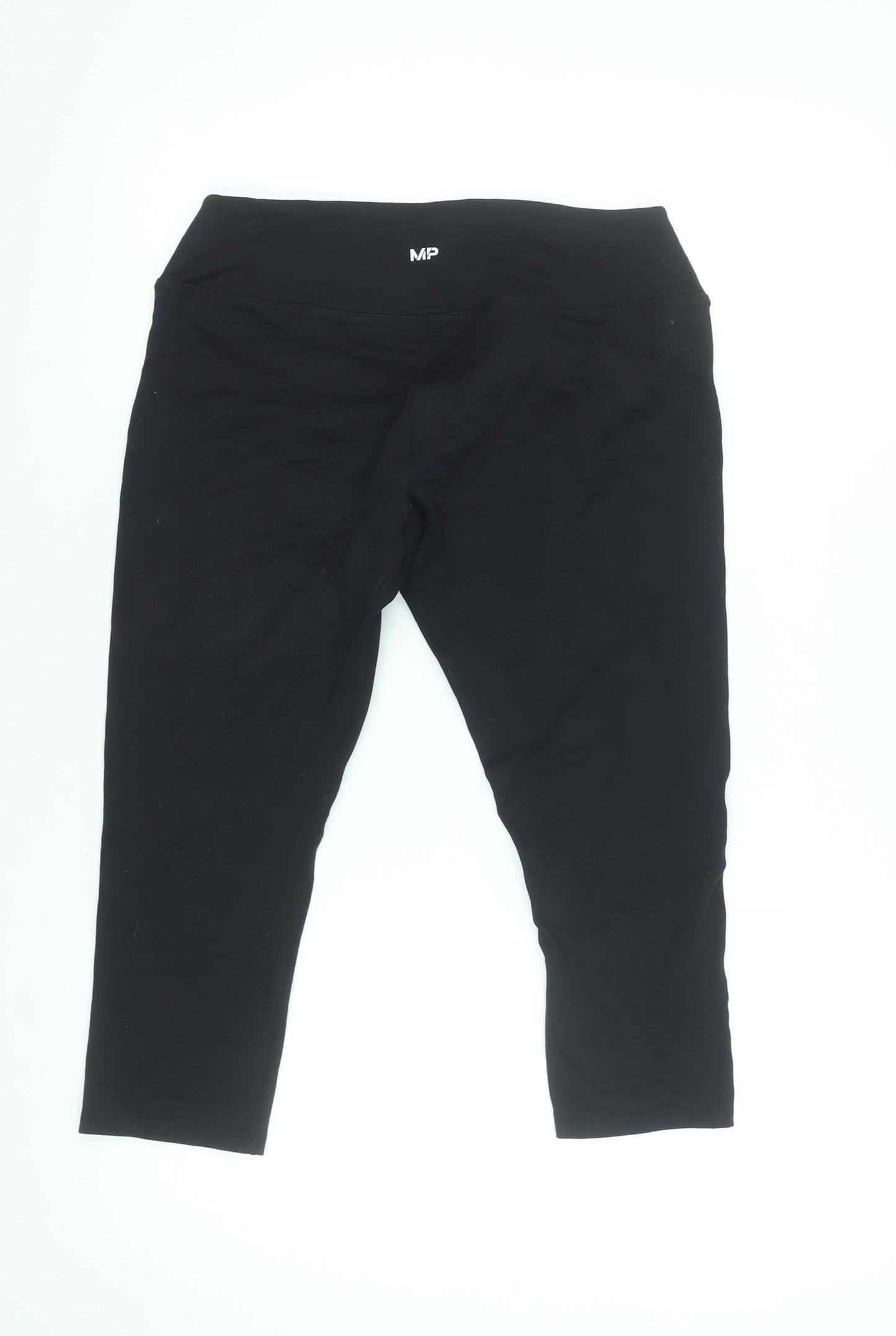 Womens UK Size L MP Slim Fit Capri Black Leggings