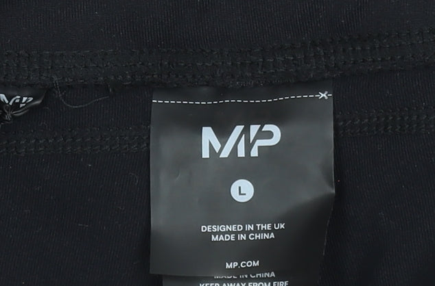 Womens UK Size L MP Slim Fit Capri Black Leggings