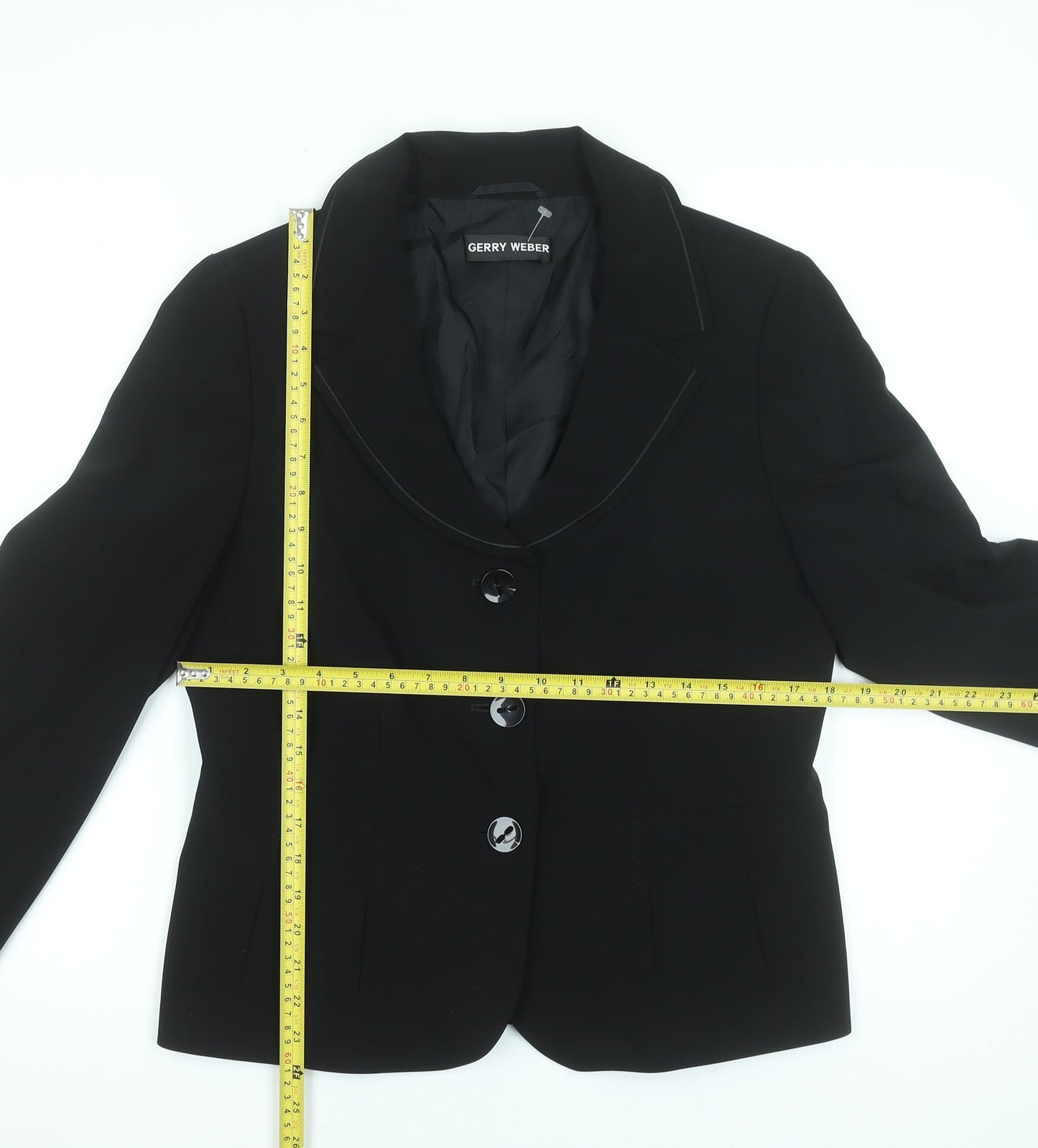 Womens UK Size 14 Gerry Weber Black Basic Jacket