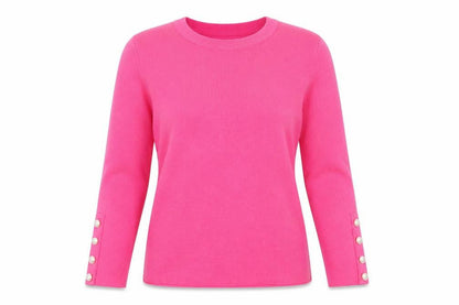 Womens UK Size 10 Savida Pink Pullover Jumper