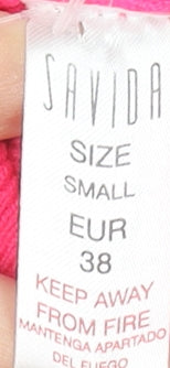 Womens UK Size 10 Savida Pink Pullover Jumper