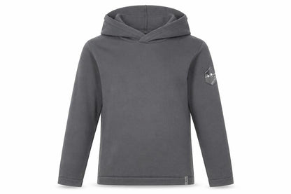 Jack & Jones Boys Grey Hooded Pullover Jumper Size 164 Cotton Blend