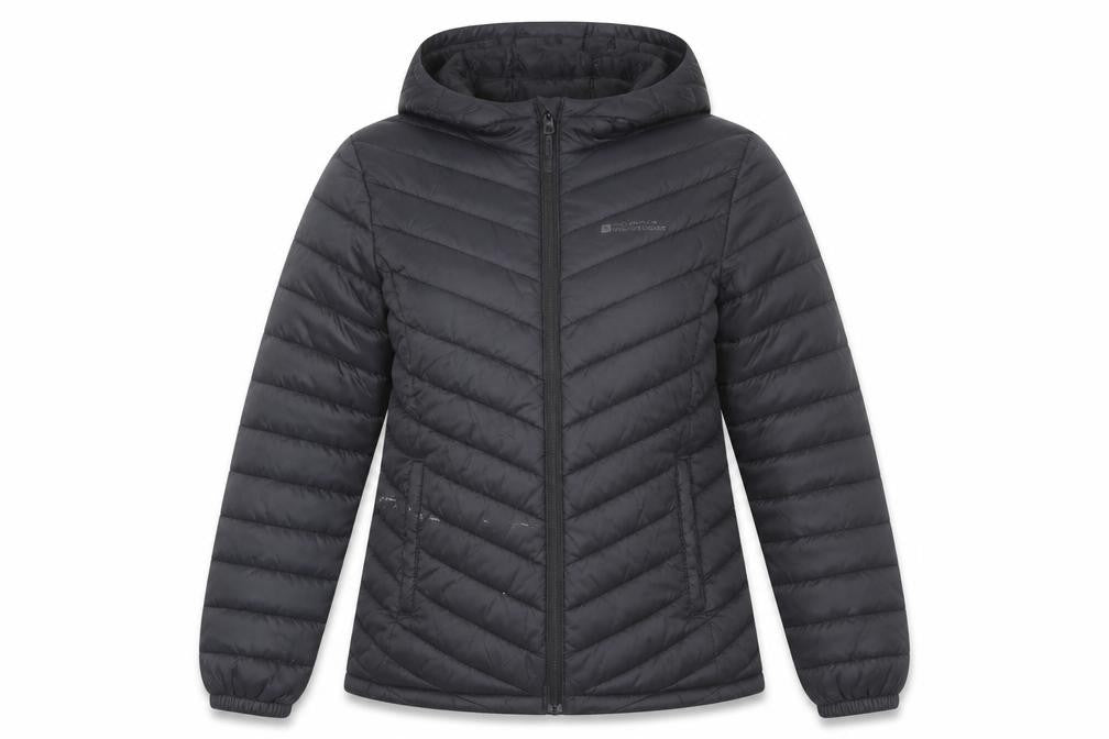 Womens UK Size 12 Mountain Warehouse Black Puffer Jacket