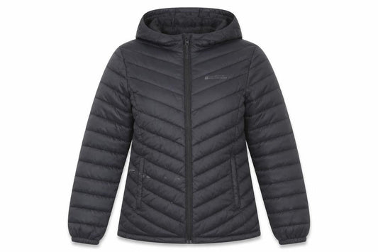 Womens UK Size 12 Mountain Warehouse Black Puffer Jacket