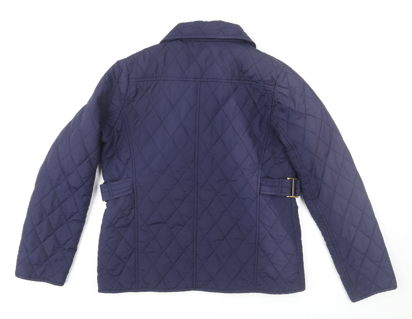Womens UK Size 12 Champion Blue Quilted Coat