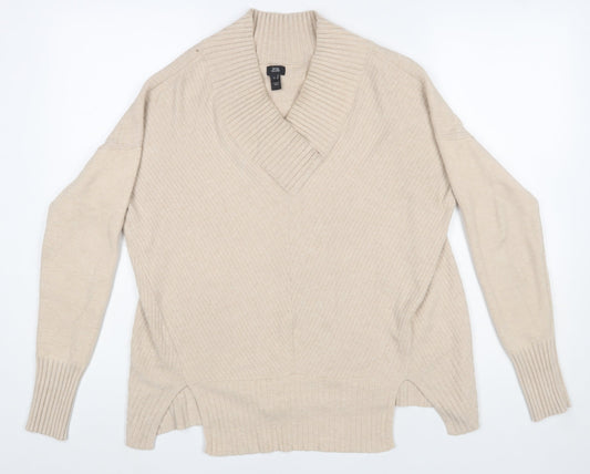 Womens UK Size S River Island Beige Pullover Jumper