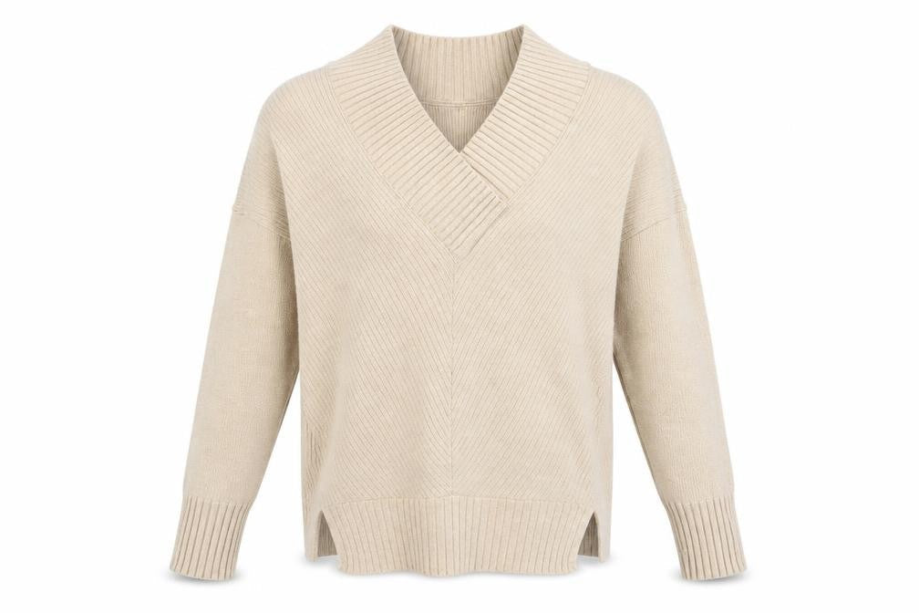 Womens UK Size S River Island Beige Pullover Jumper