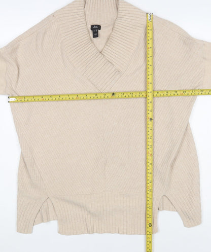Womens UK Size S River Island Beige Pullover Jumper